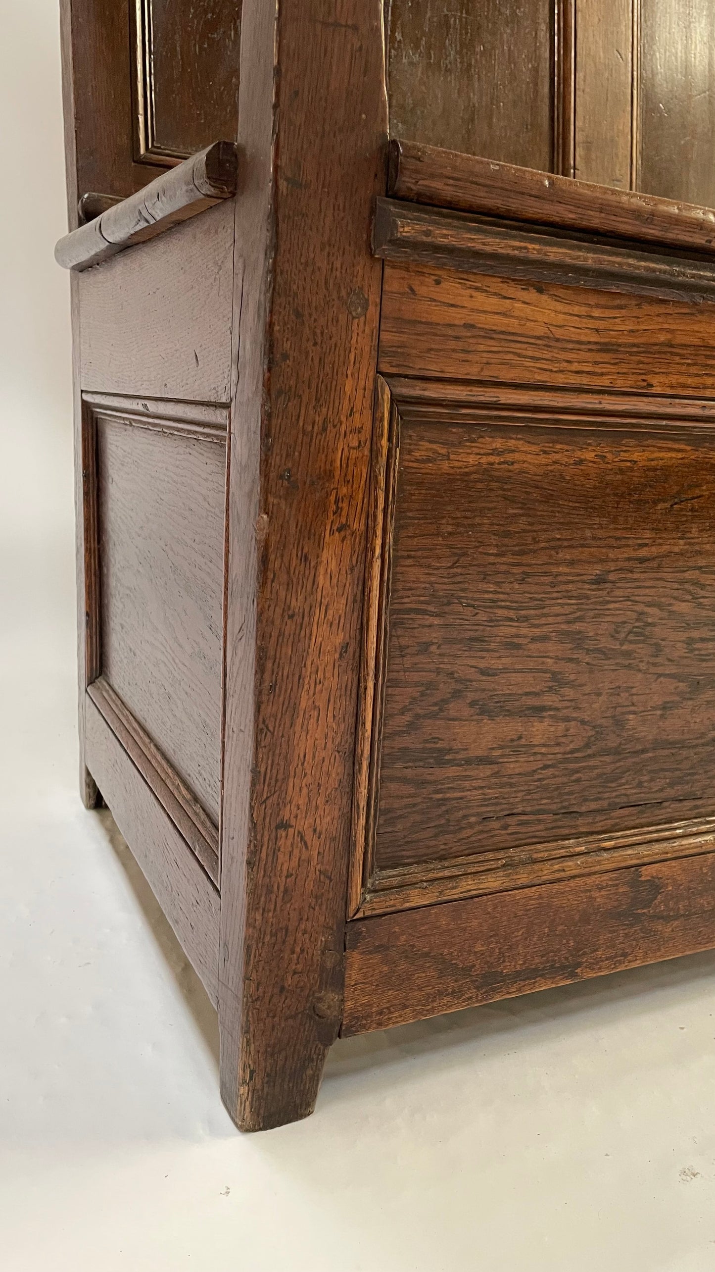 Antique Georgian Oak Settle