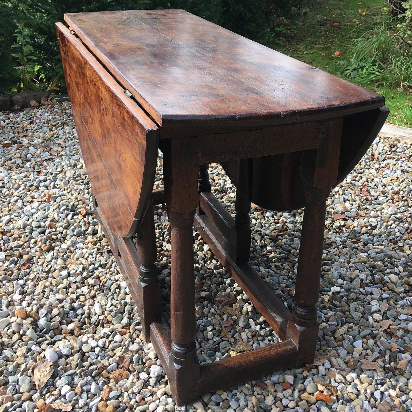 Antique oak dining table