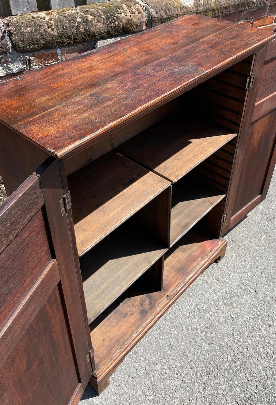 Antique oak cabinet