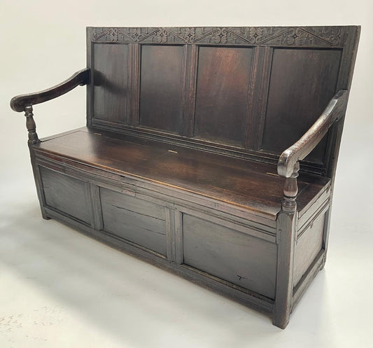 Antique Oak Settle