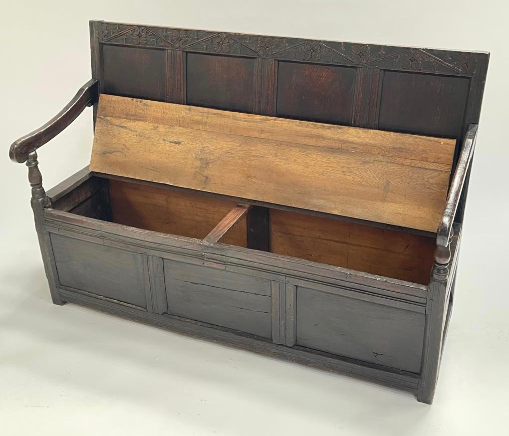 Antique Oak Settle