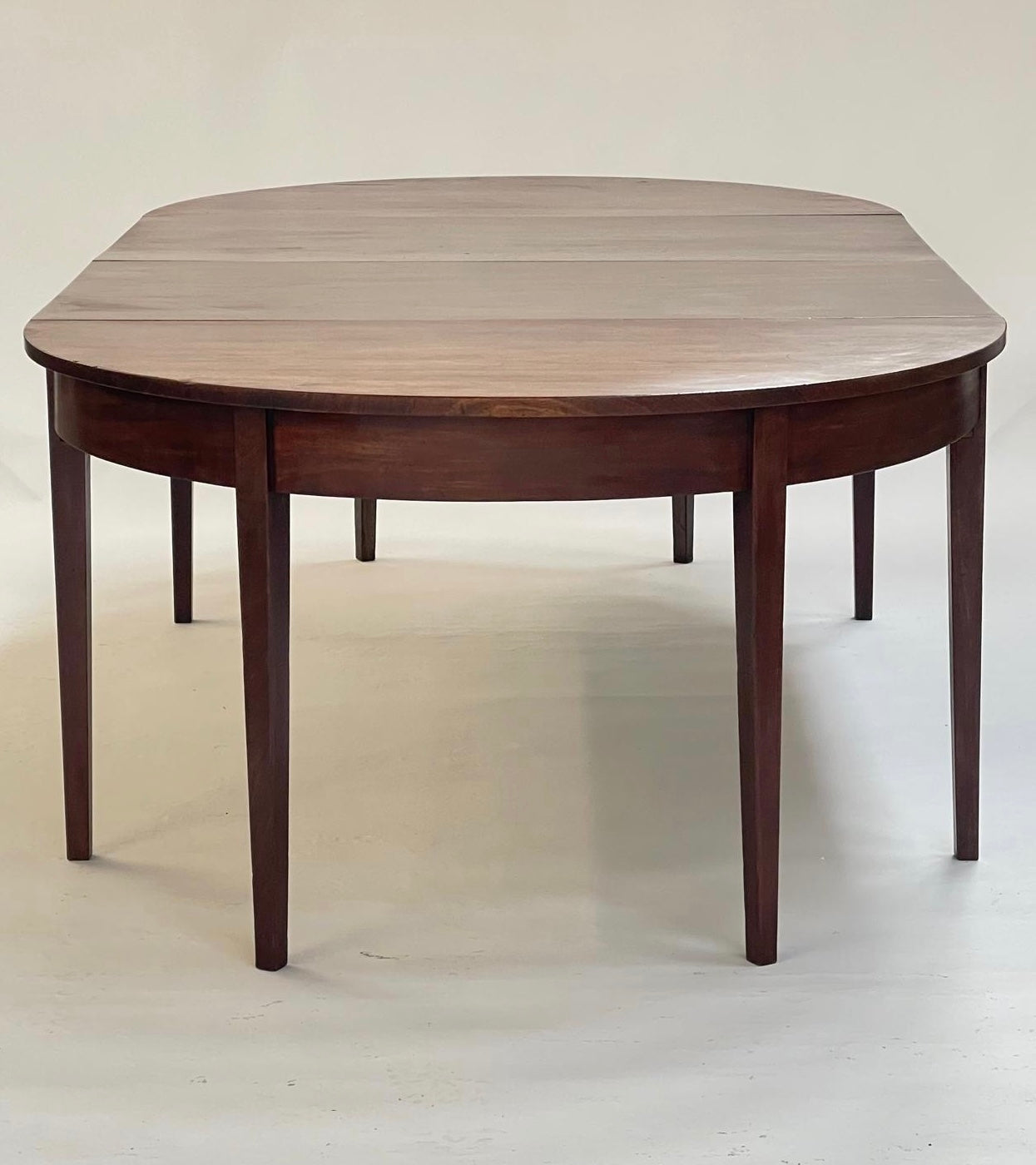 Antique Georgian Demi Lune extending dining table