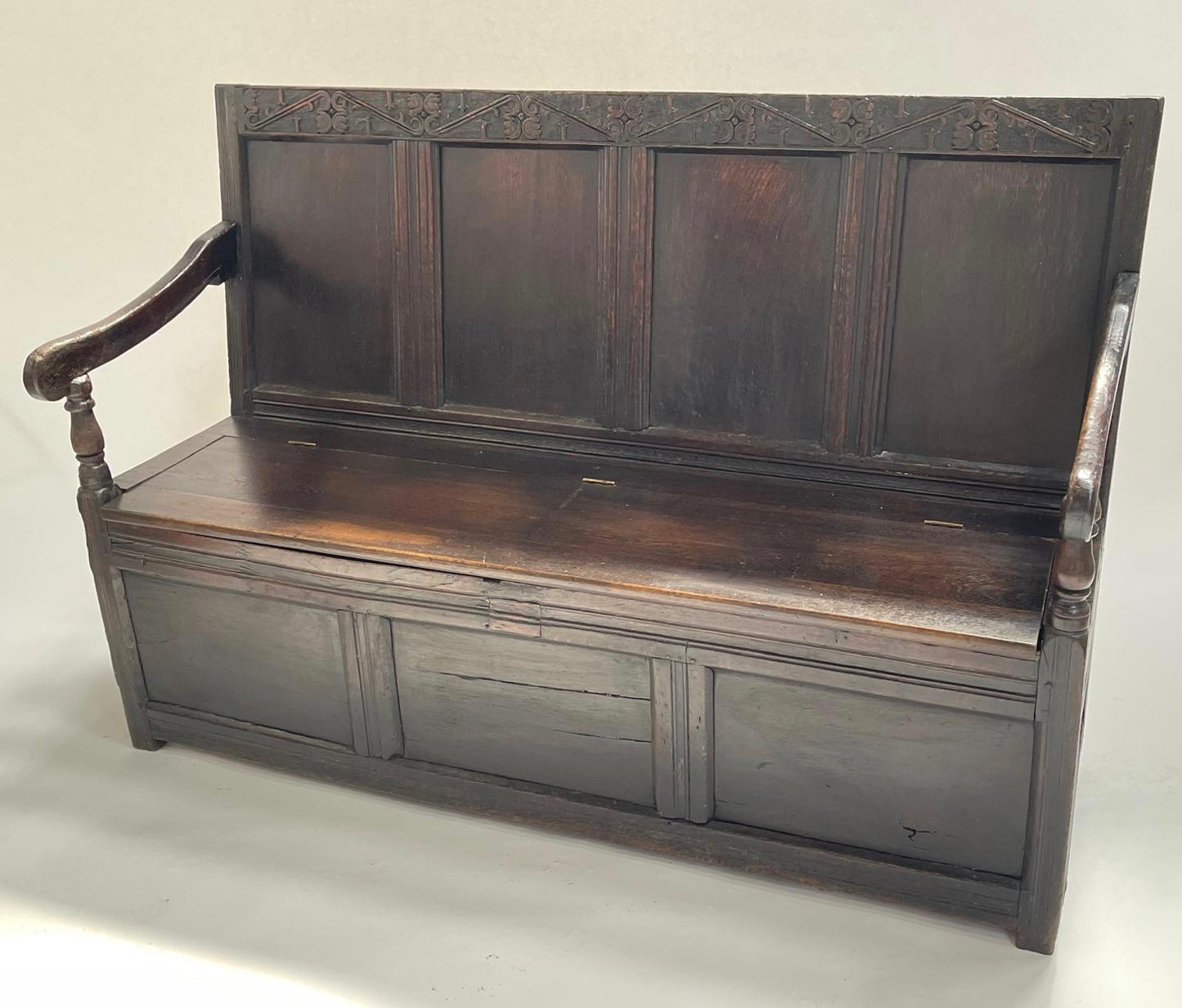 Antique Oak Settle