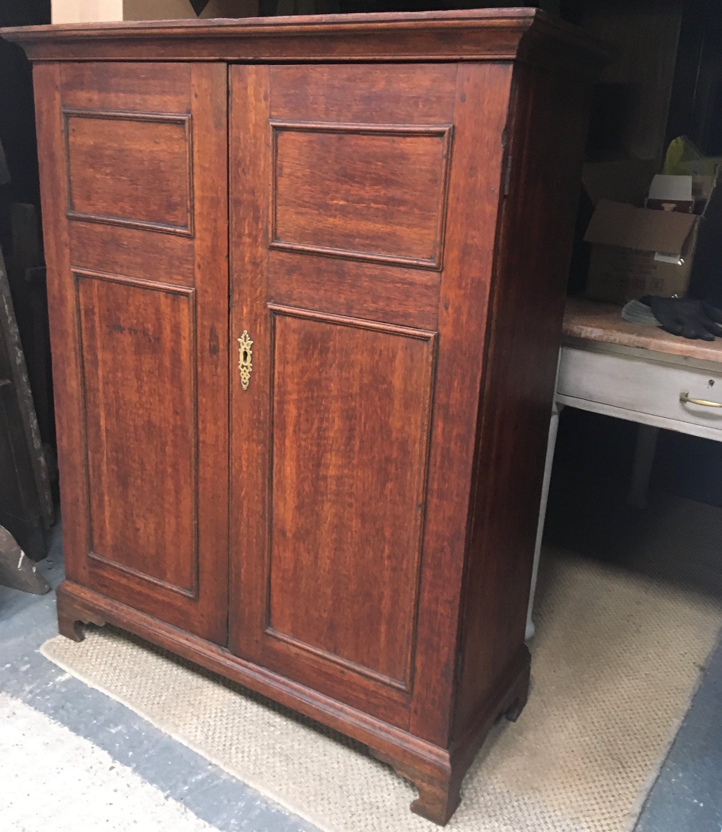 Antique oak cabinet