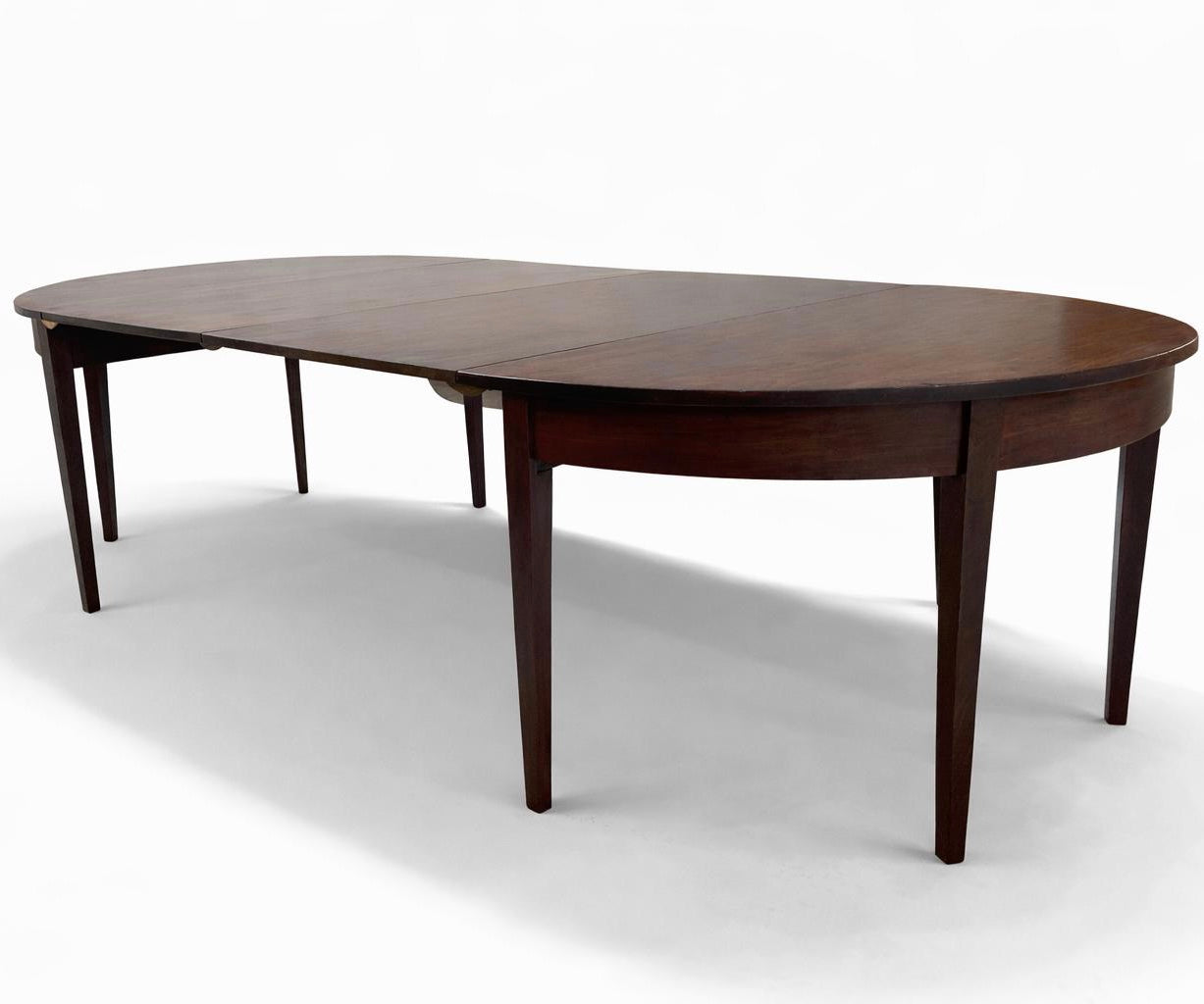 Antique Georgian Demi Lune extending dining table