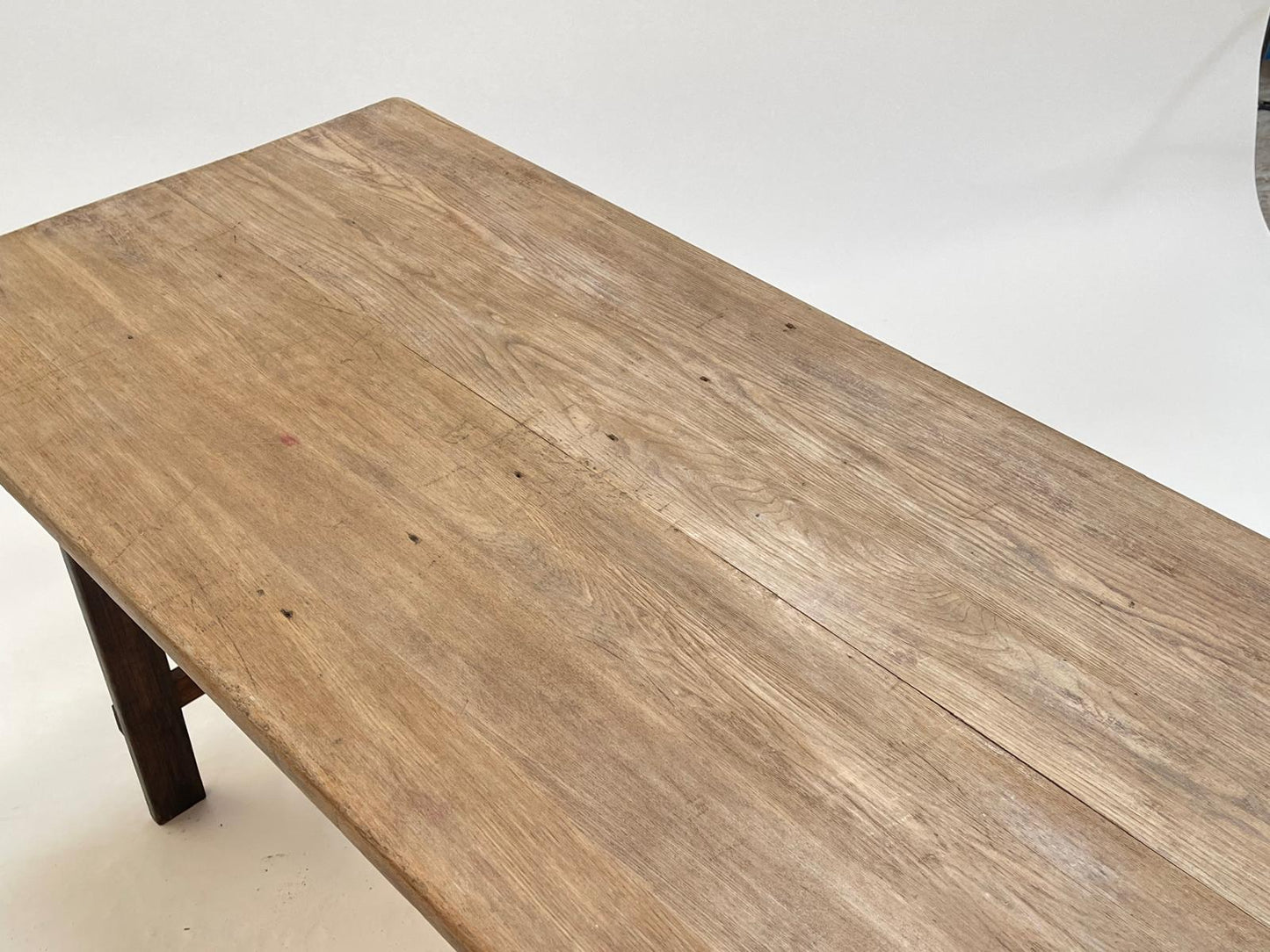 Vintage Oak 6 Seater Trestle Table