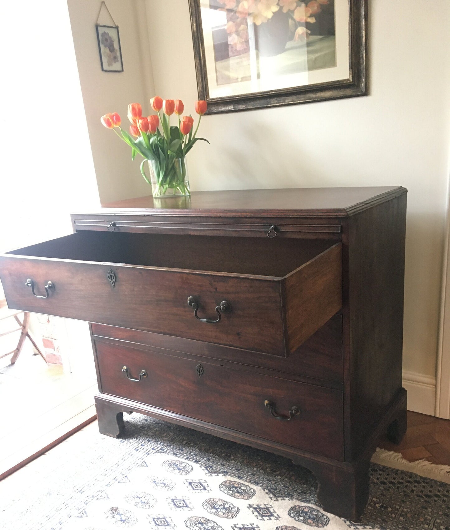 Antique linen press