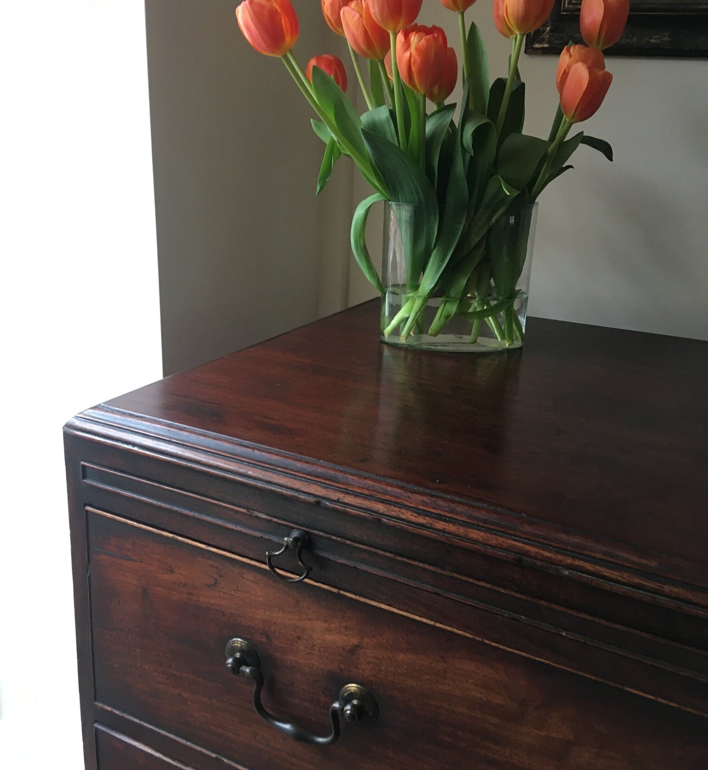 Antique linen press